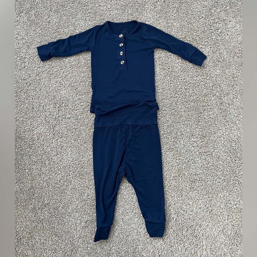 Lou Lou & Company Navy Top & Bottom